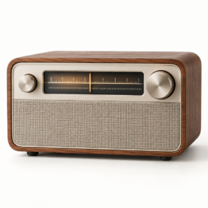 Radio de mesa AM/FM con Bluetooth